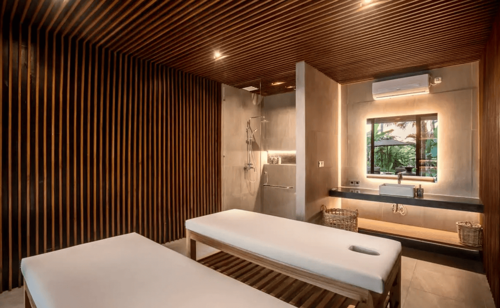 Evening View of Hair Mastery Bali Bootcamp Luxury Villa