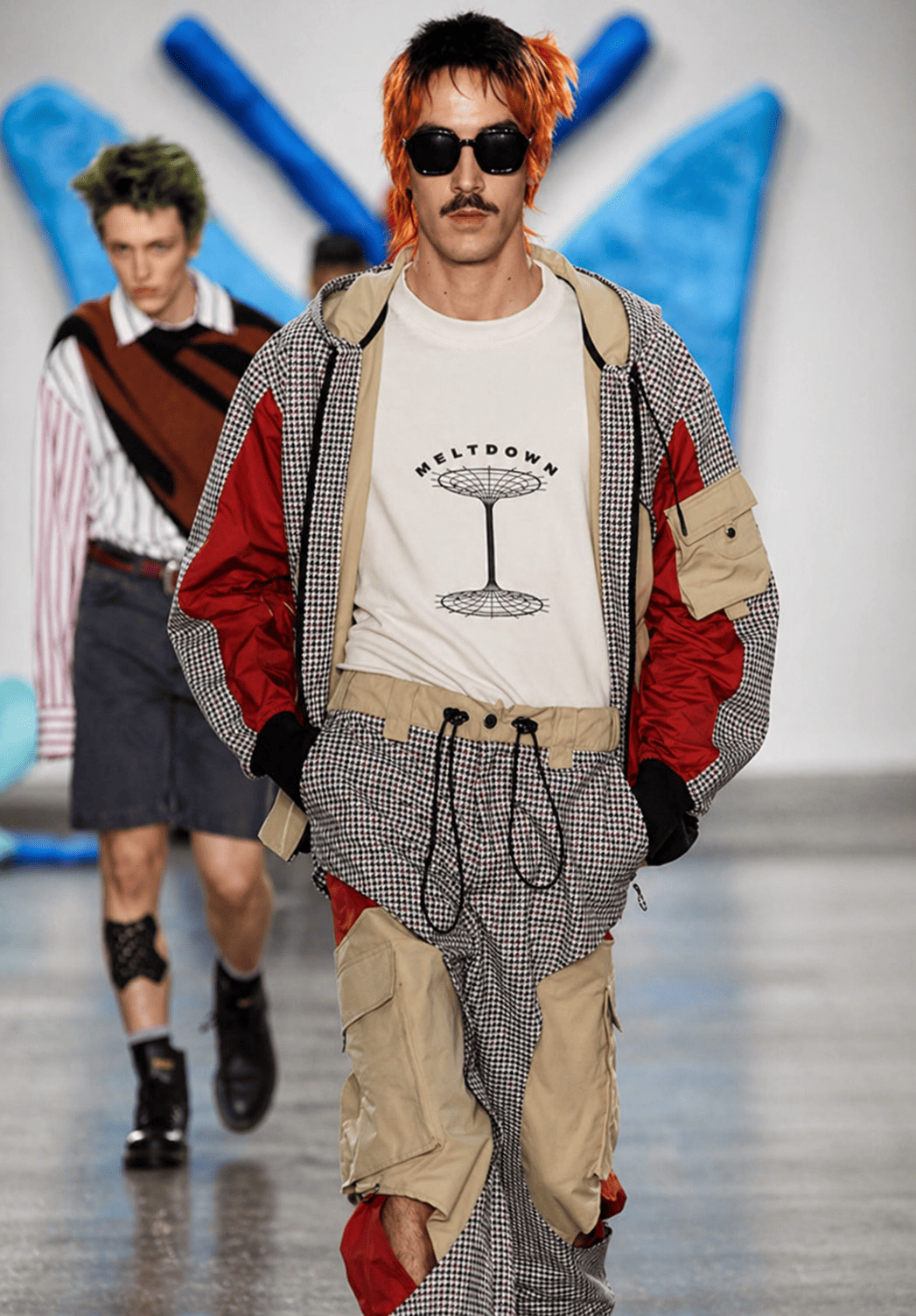 Runway style with bold graphics